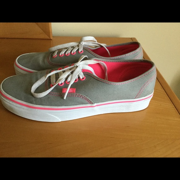 gray or pink vans